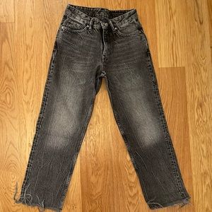 All saints Ava distressed black jeans - size 26